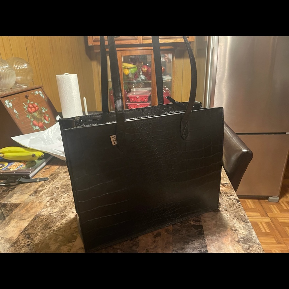 Béis mini croc work tote
